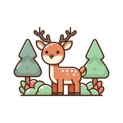 Deer vector illustration