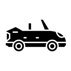 Obraz premium Convertible Car Icon