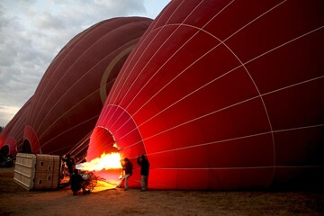 Hot air balloon festival in south korea,Bukaeo\\