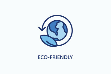 Eco-friendly vector, icon or logo sign symbol illustration