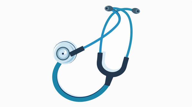 Stethoscope healthcare medical tool clipart Vector illustration