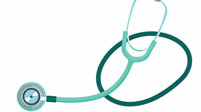 Stethoscope healthcare medical tool clipart Vector illustration