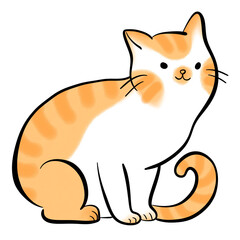 cute orange cat
