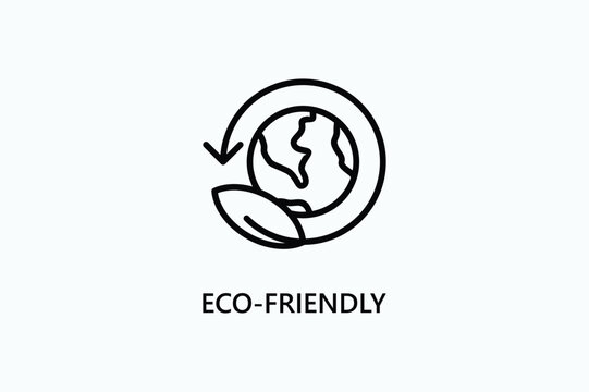 Eco-friendly vector, icon or logo sign symbol illustration	