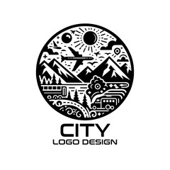 City Vector Logo Design 
