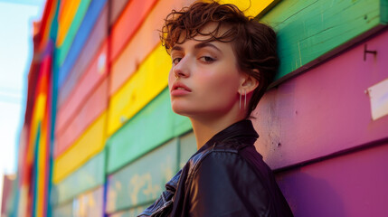 Celebrating Diversity: Queer Identity Portrait on the Street
