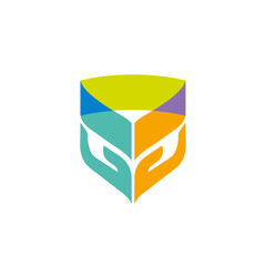 environmental awareness logo, shield logo design
