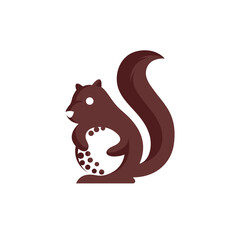 Golf logo with squirrel concept