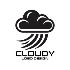 Cloudy Vector Logo Design