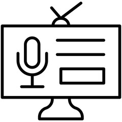 microphone  vector design icon for download .svg