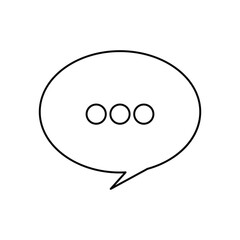 Online chat icon. Chatting vector icon, Symbol of communication. Chat bubble vector icon. Vector illustration. Eps file 311.