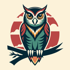 owl vector illustration