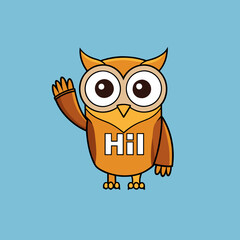 owl vector illustration