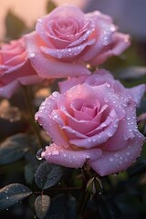 Amazing rose flower, close up shot