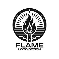 Flame Vector Logo Design