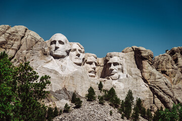 Iconic Monument: Mt. Rushmore National Monument in 4K Video