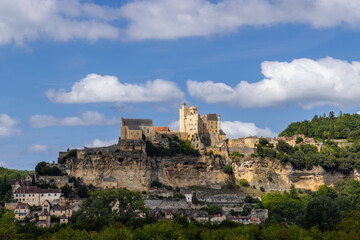 Fototapeta na wymiar Chateau de Beynac castle, Beynac-et-Cazenac, Dordogne departement, France