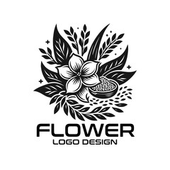 Flower Vector Logo Design