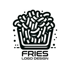 Fries Vector Logo Design