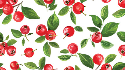 Vector seamless wallpaper pattern with the image of th