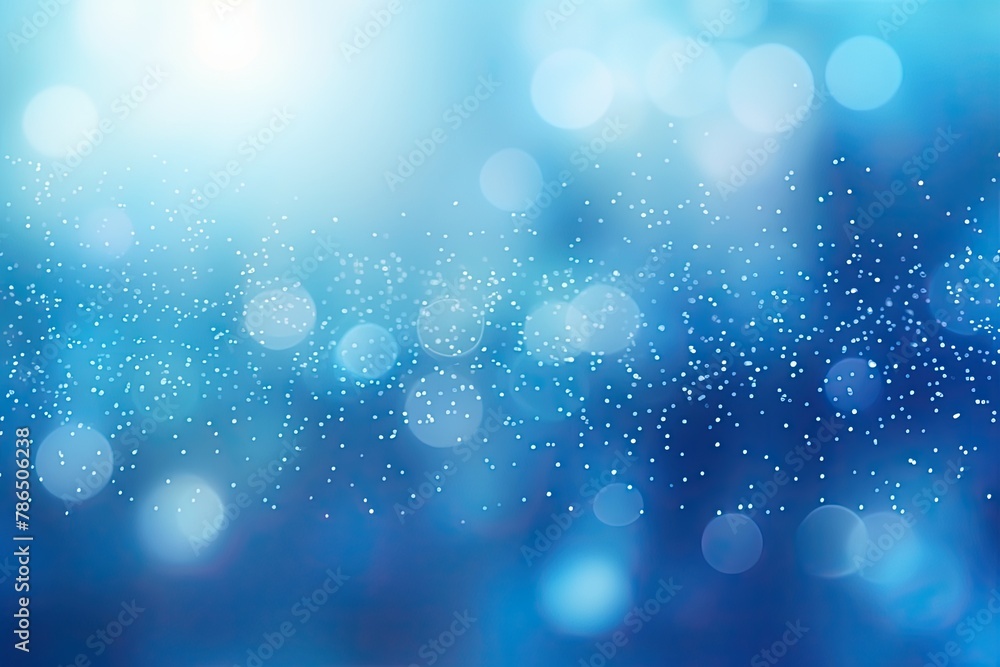 Aufkleber abstract gradient blue bokeh sparkle on blur background