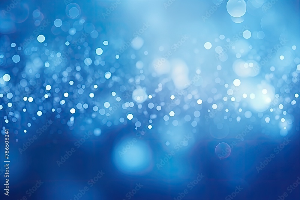 Poster abstract gradient blue bokeh sparkle on blur background