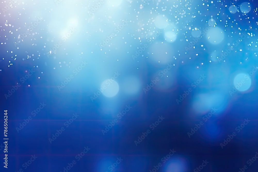 Poster abstract gradient blue bokeh sparkle on blur background