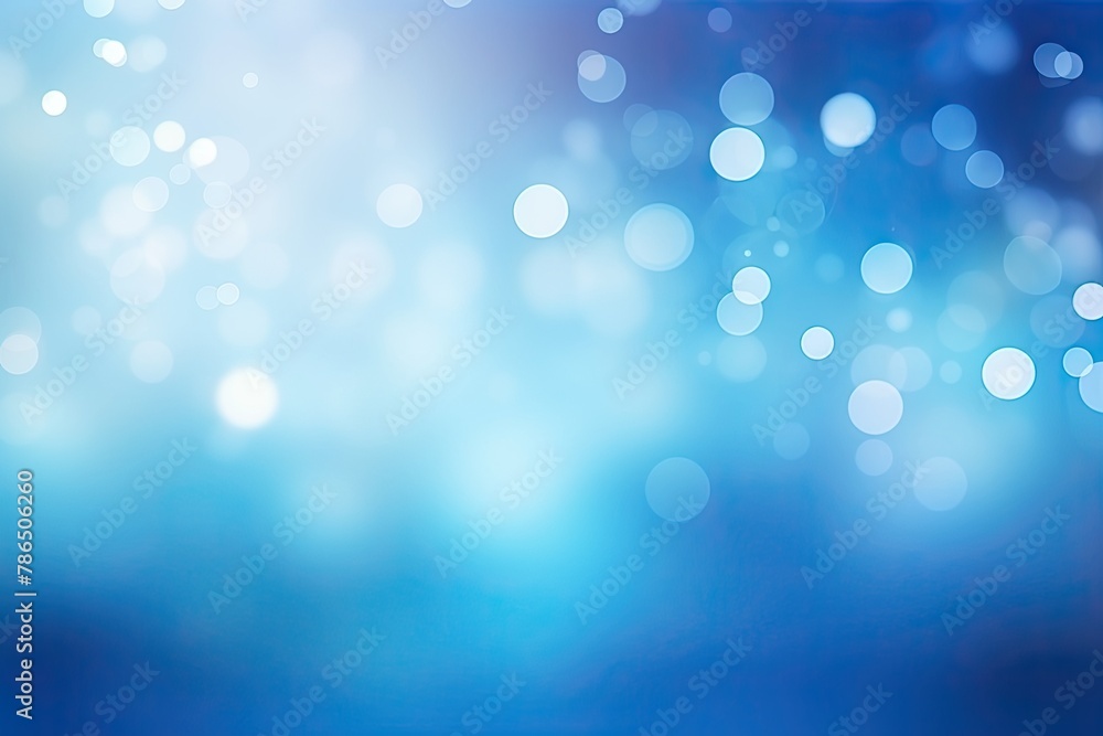 Poster abstract gradient blue bokeh sparkle on blur background