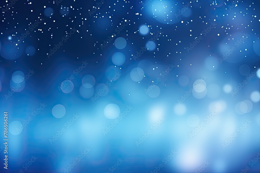Poster abstract gradient blue bokeh sparkle on blur background