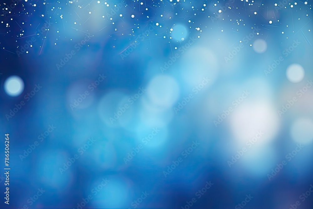 Poster abstract gradient blue bokeh sparkle on blur background