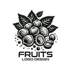 Fototapeta premium Fruits Vector Logo Design 