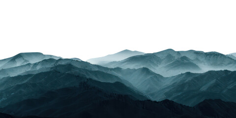 PNG Photo of mountain range backgrounds outdoors nature - Powered by Adobe