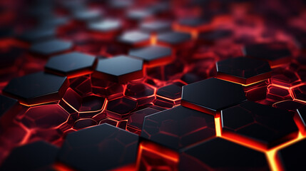 Obraz premium Abstract honey comb background art