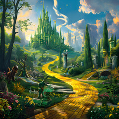 Land of Oz: An Impression of Mystical City and Whimsical Creatures in Historic Perspective