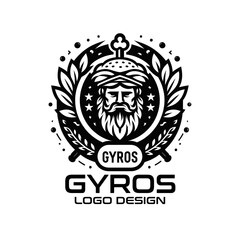 Gyros Vector Logo Design