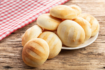 Delicious and nutritious almojabanas or pandebono, a food based on cassava flour and cheese
