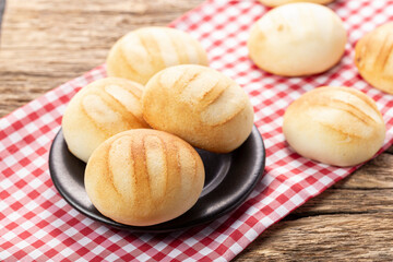Delicious and nutritious almojabanas or pandebono, a food based on cassava flour and cheese