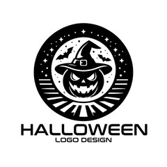 Halloween Vector Logo Design