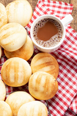 Delicious and nutritious almojabanas or pandebono, a food based on cassava flour and cheese