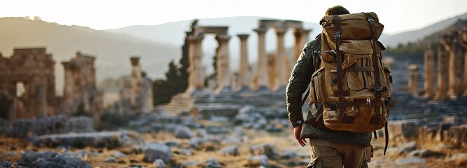 Ancient Ruins Backpack