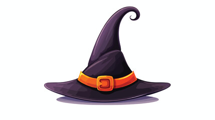 Witch hat icon Halloween vector design trendy illustration