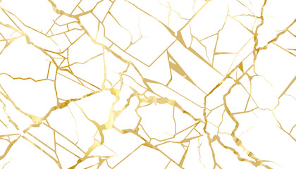 white and gold marble texture background. vector illustration.