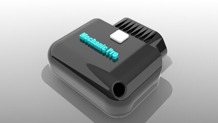 Representación de un sensor OBD 2. 