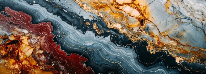 Obraz na płótnie Canvas Vibrant Marble Texture