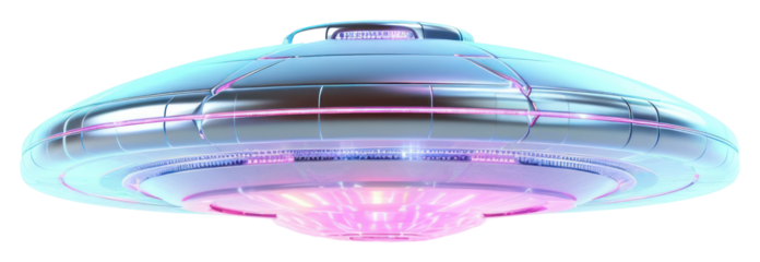 PNG  Alien ufo white background illuminated technology