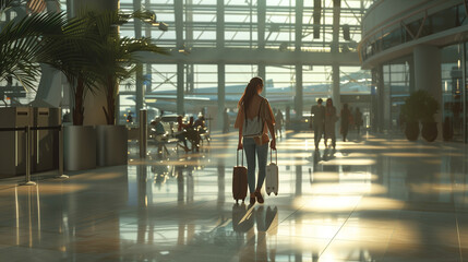 people at the airport