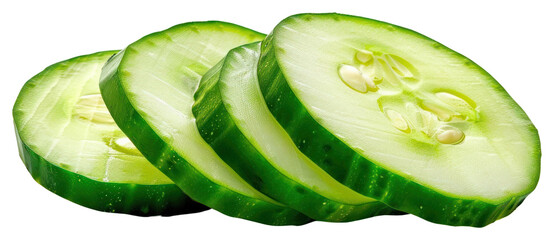 PNG Sliced pickled cucumber vegetable fruit plant