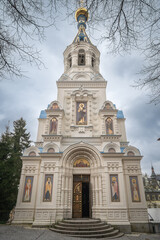 Russisch-orthodoxe Kirche St. Peter und Paul, erbaut 1898, in Karlsbad.