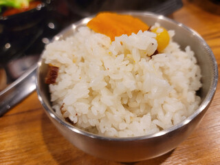 A bowl of cooked rice