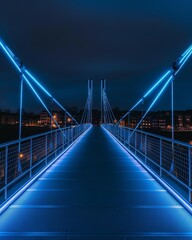 Obraz premium bridge at night